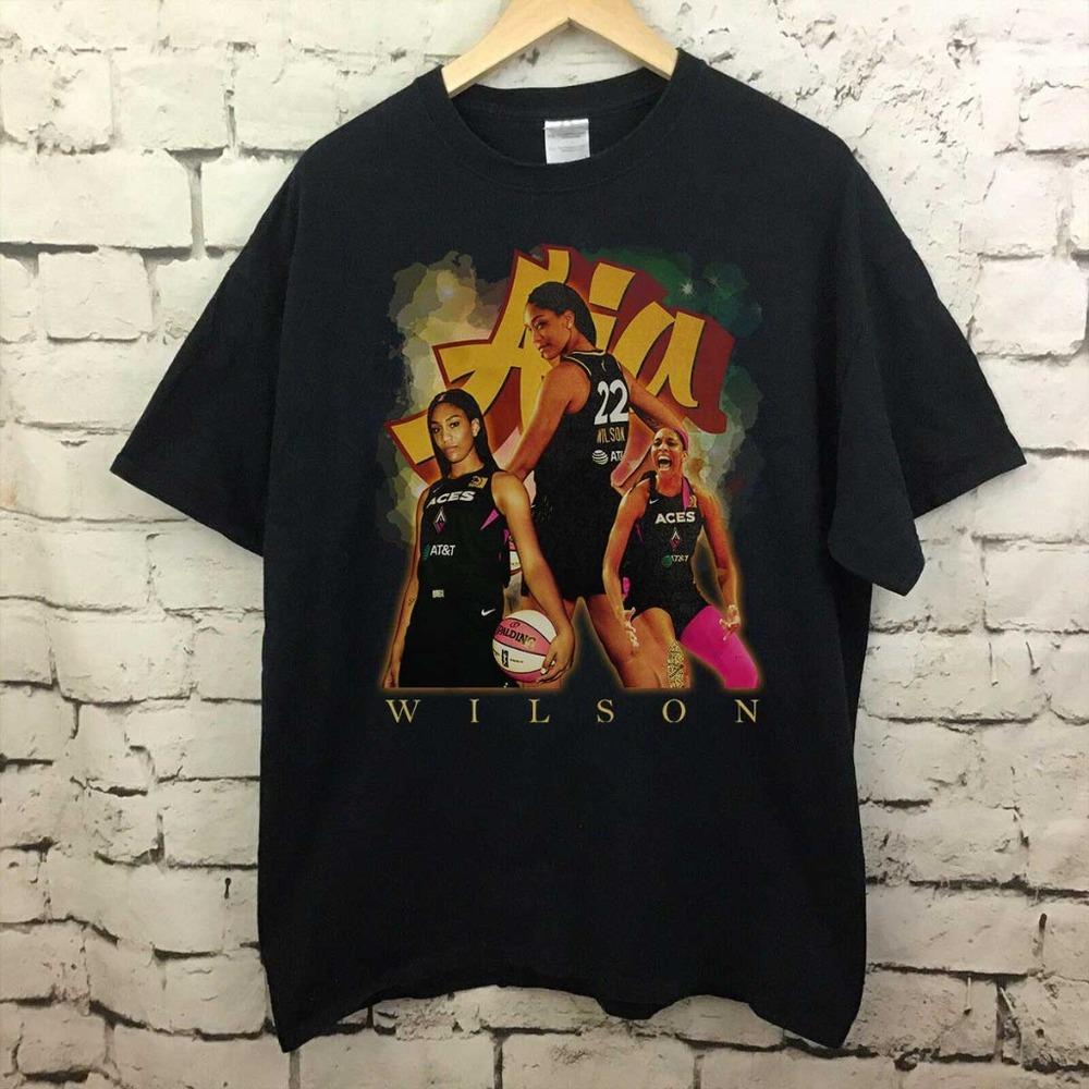 A_Ja Wilson Unisex Black T-Shirt - Graphics Hip Hop T-shirt